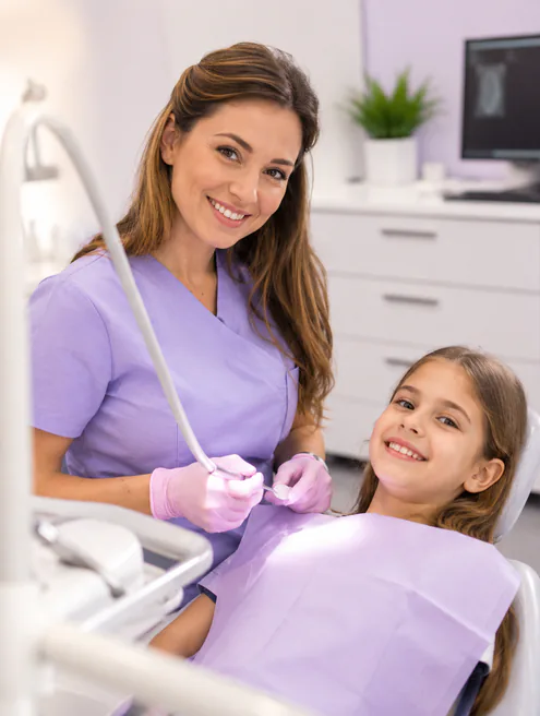Dental hygiene visit at Lakeside Dental